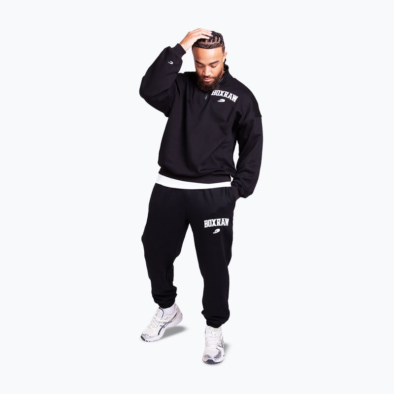 Bluză pentru bărbați BOXRAW East Street 1/4 Zip black 2