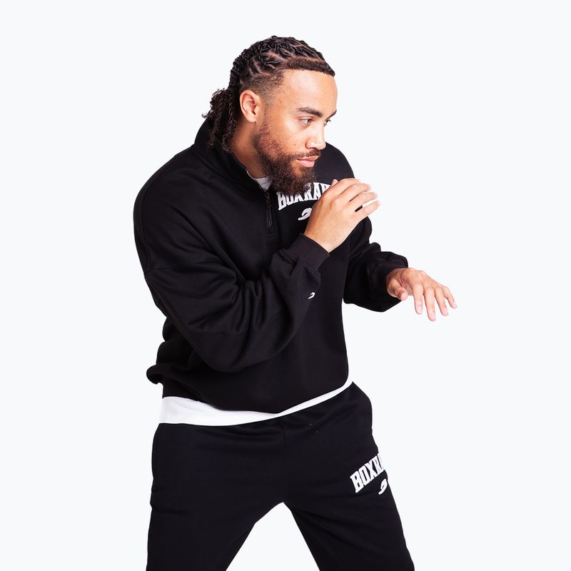 Bluză pentru bărbați BOXRAW East Street 1/4 Zip black 4