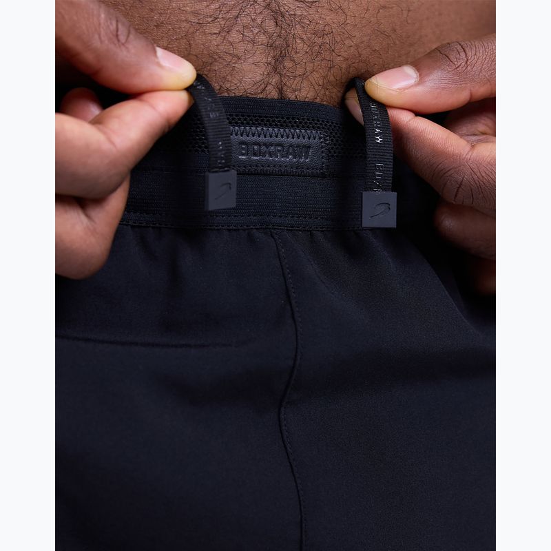 Pantaloni scurți de antrenament pentru bărbați BOXRAW Sparring Club 2-in-1 black 5