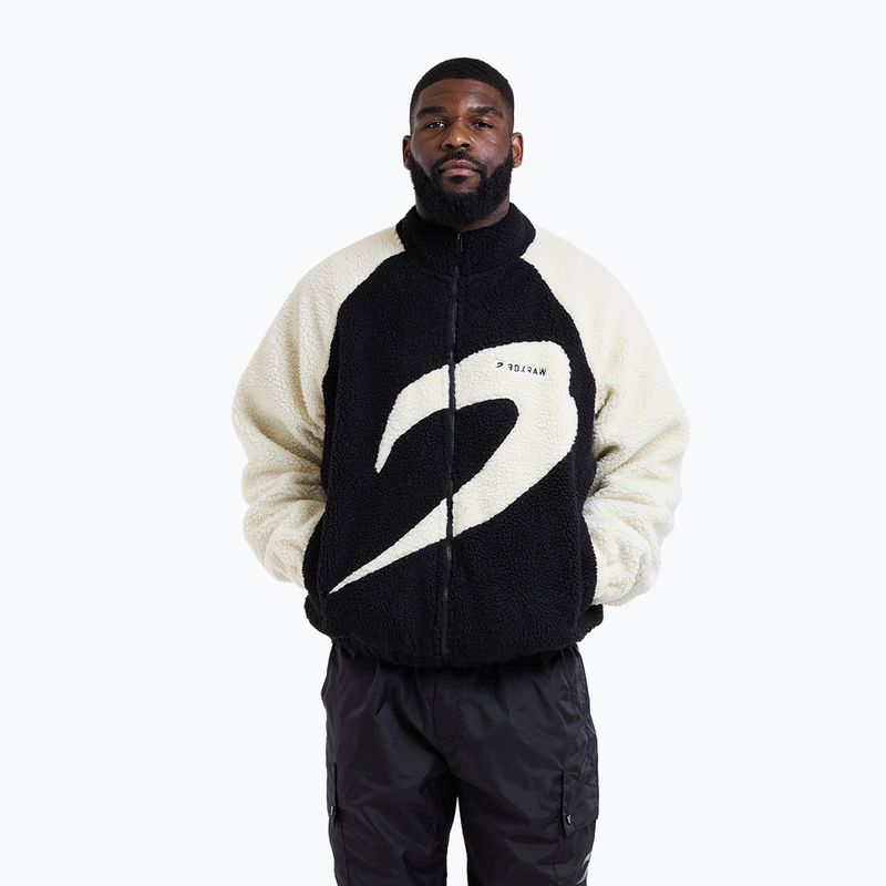 Geacă pentru bărbați Boxraw Walker Sherpa black/cream 4