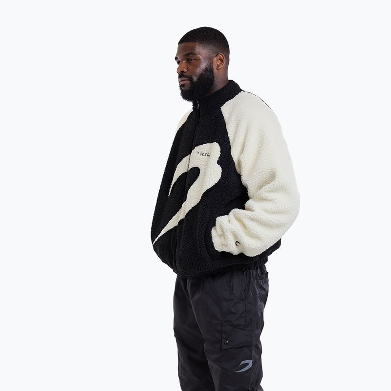Geacă pentru bărbați Boxraw Walker Sherpa black/cream 5
