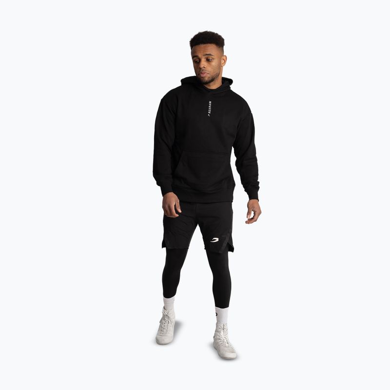 Bluză pentru bărbați Boxraw Strike Oversized Hoodie black 2