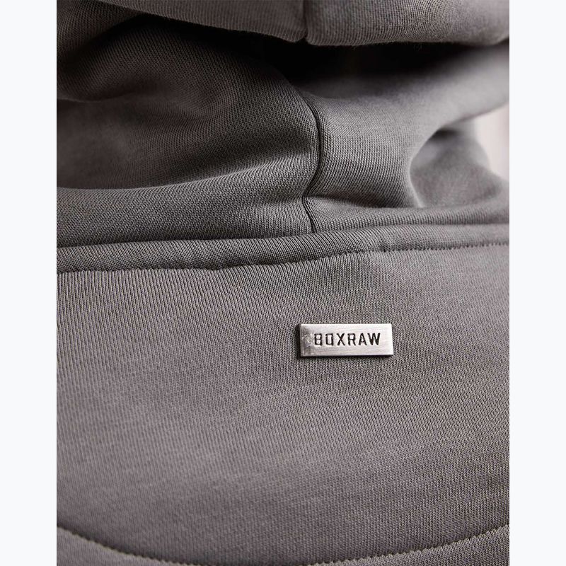 Bluză pentru bărbați BOXRAW East Street Hoodie distressed grey 7