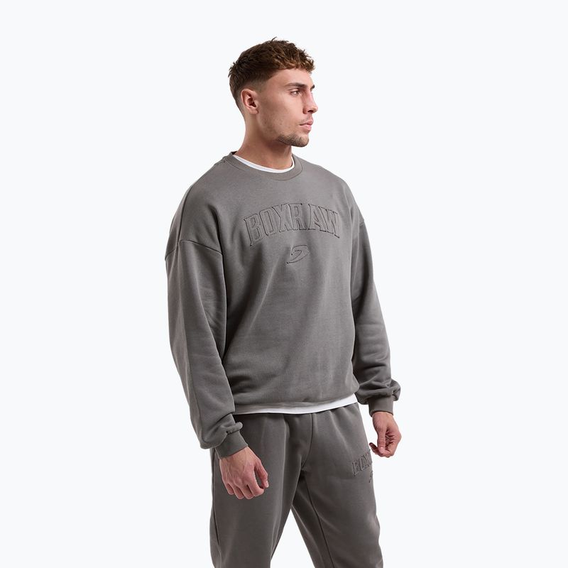 Bluză pentru bărbați Boxraw East Street Sweatshirt distressed grey 4
