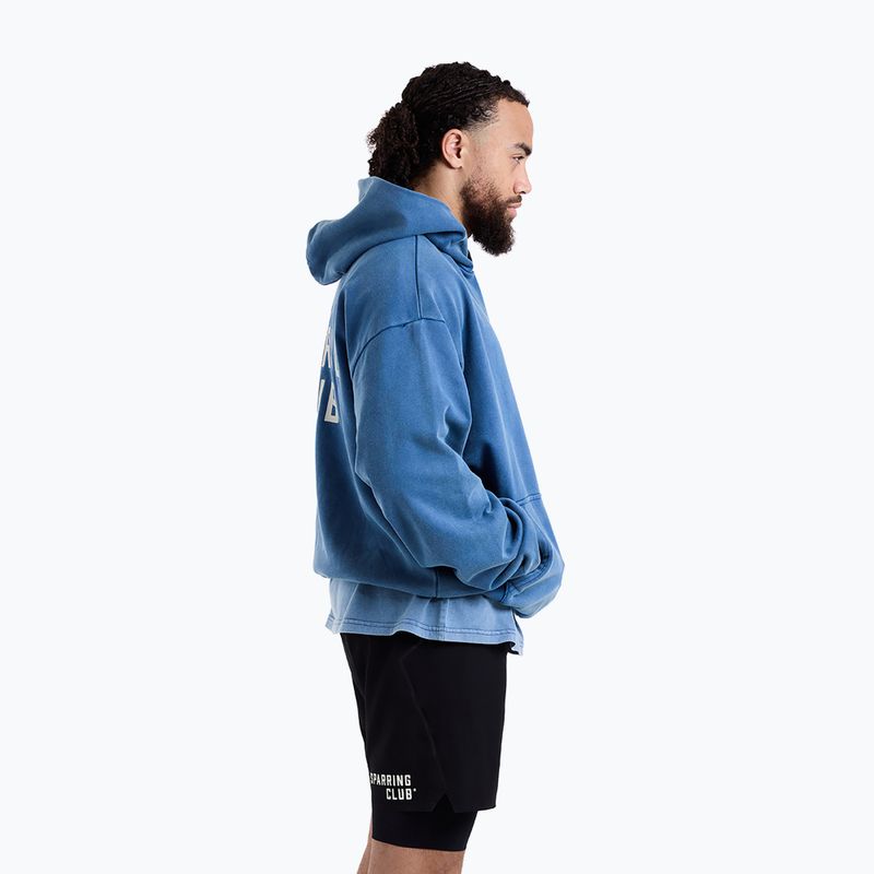 Bluză pentru bărbați BOXRAW Sparring Club Oversized Hoodie washed baby blue 7