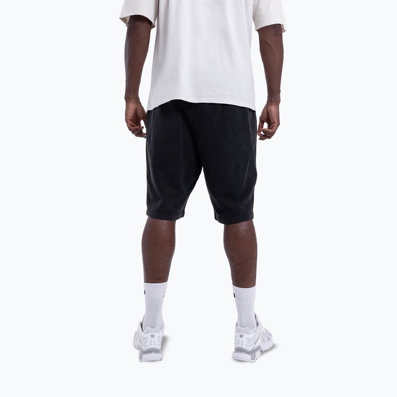 Pantaloni scurți de antrenament pentru bărbați BOXRAW Sparring Club Sweat washed black 3