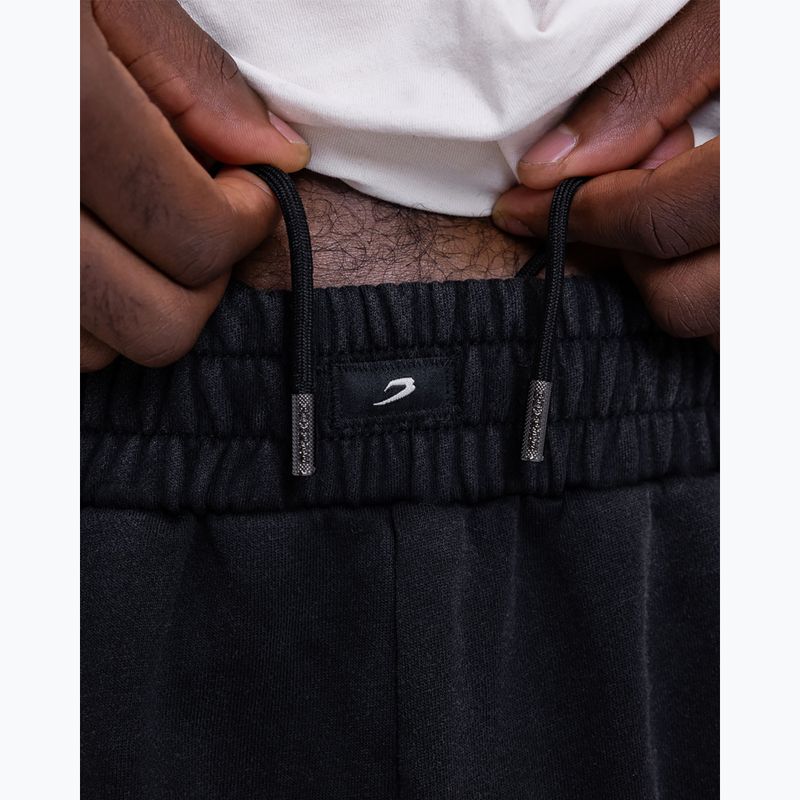 Pantaloni scurți de antrenament pentru bărbați BOXRAW Sparring Club Sweat washed black 4