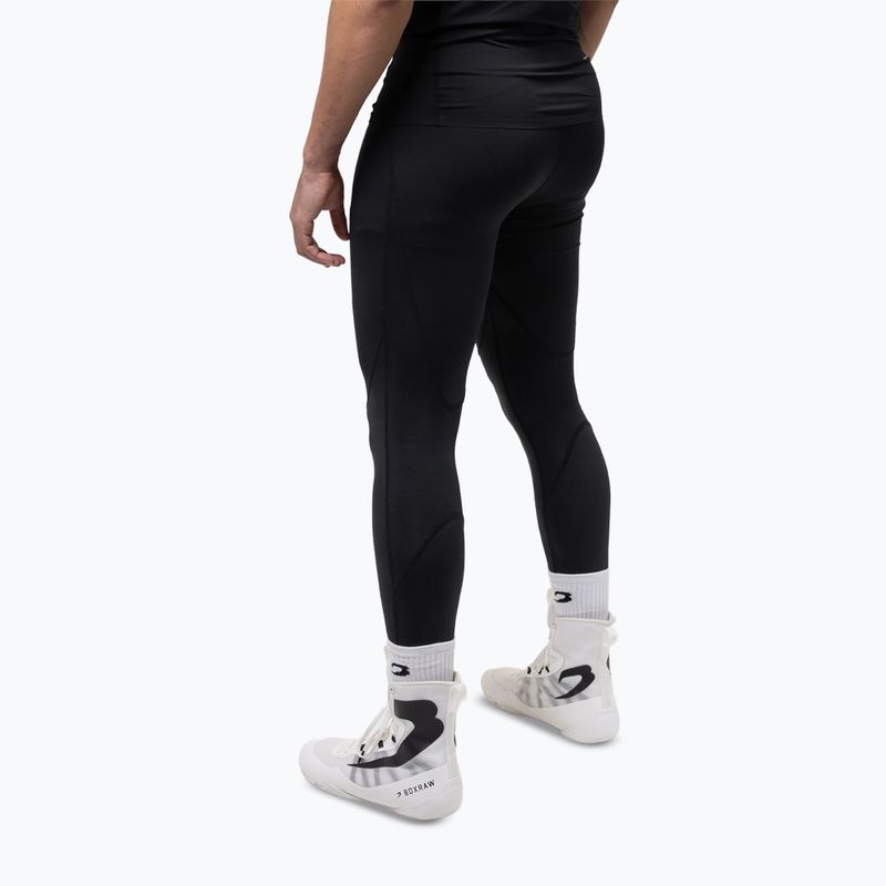 Colanți de antrenament pentru bărbați BOXRAW Saddler Compression black 3