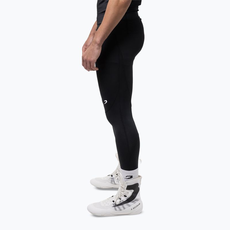 Colanți de antrenament pentru bărbați BOXRAW Saddler Compression black 4