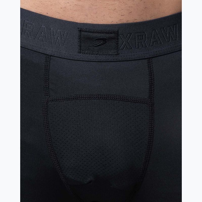 Colanți de antrenament pentru bărbați BOXRAW Saddler Compression black 7