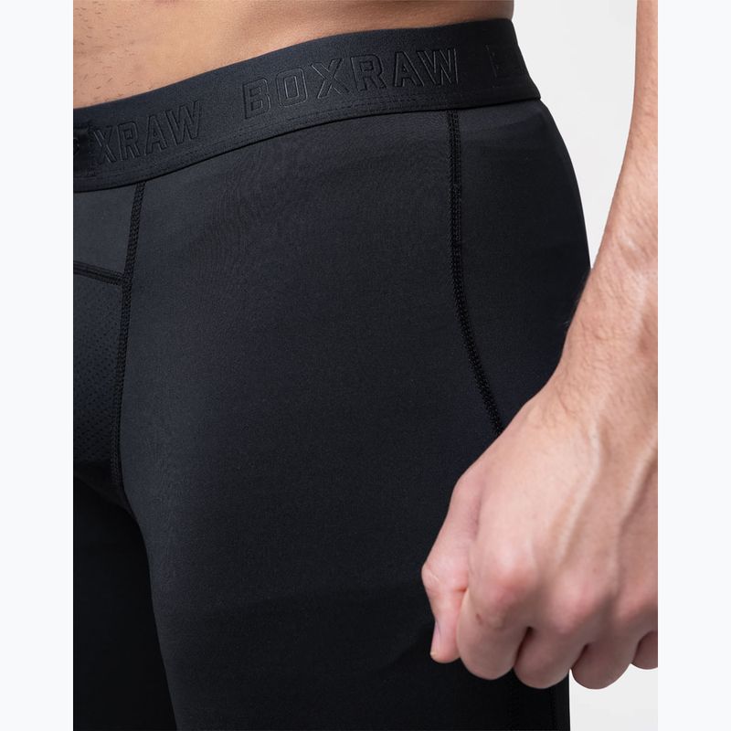 Colanți de antrenament pentru bărbați BOXRAW Saddler Compression black 8