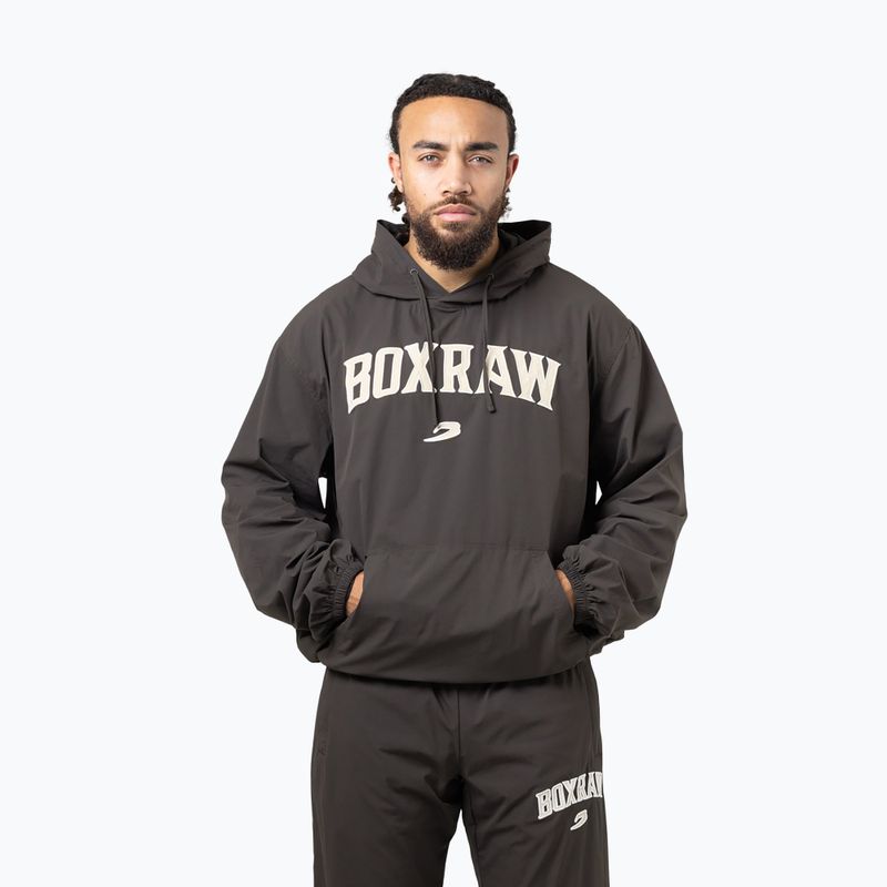Bluză pentru bărbați BOXRAW East Street Shell Hoodie charcoal