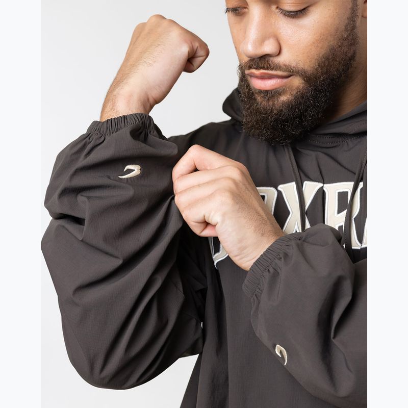 Bluză pentru bărbați BOXRAW East Street Shell Hoodie charcoal 5