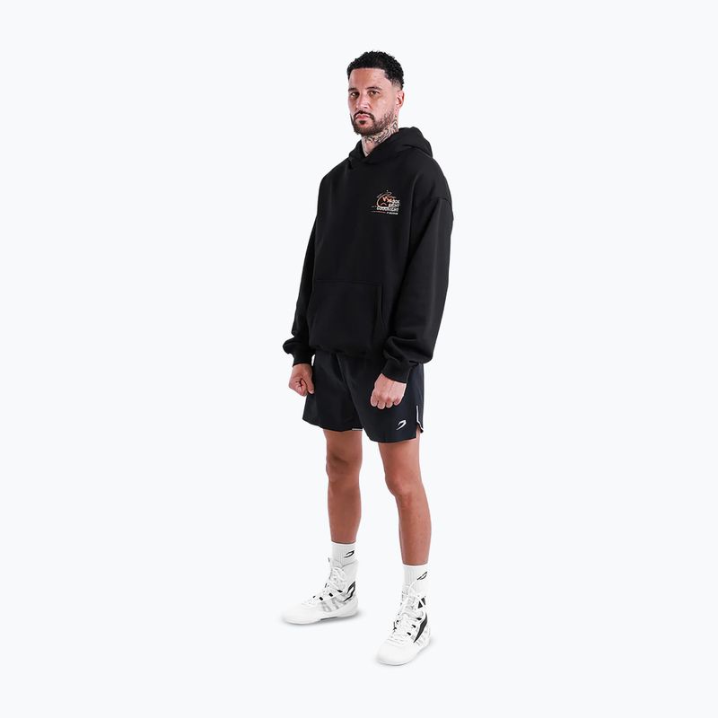 Bluză pentru bărbați BOXRAW Hook Right Goodnight Oversized Hoodie black 2
