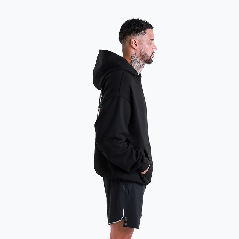 Bluză pentru bărbați BOXRAW Hook Right Goodnight Oversized Hoodie black 6