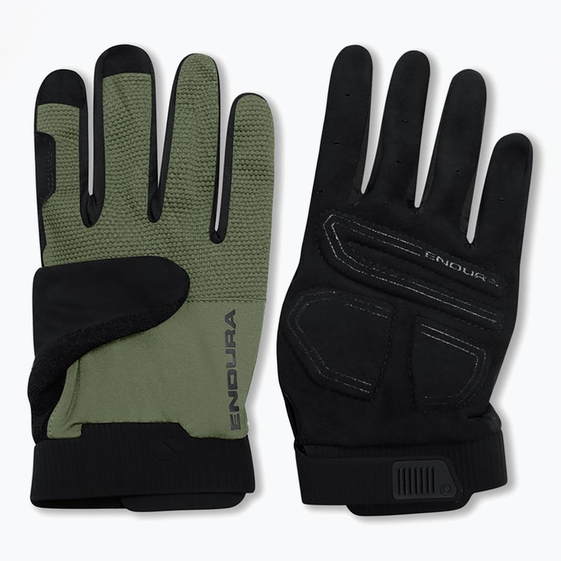 Mănuși de ciclism Endura Loop Full Finger machair green