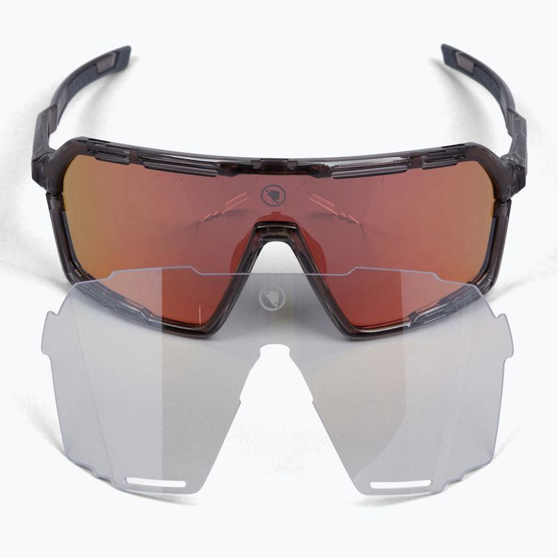 Ochelari de soare Endura Pro SL grey/black/red revo smoke/clear silver flash mirror/amber 5