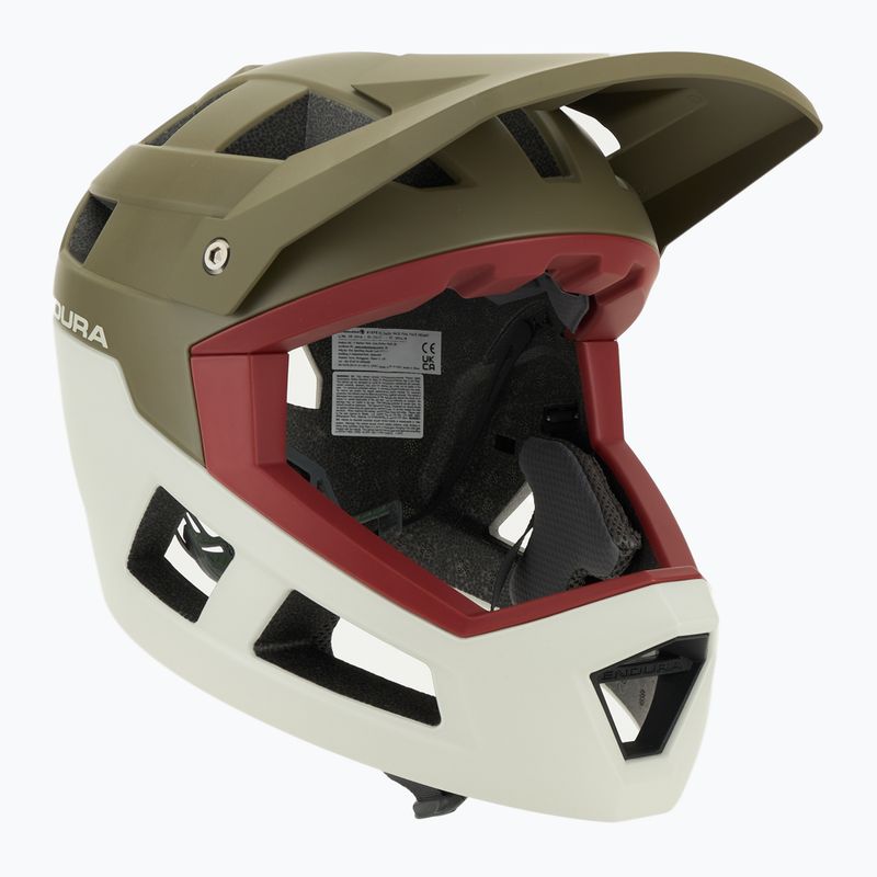 Cască de bicicletă Endura Singletrack Full Face tweed green 9