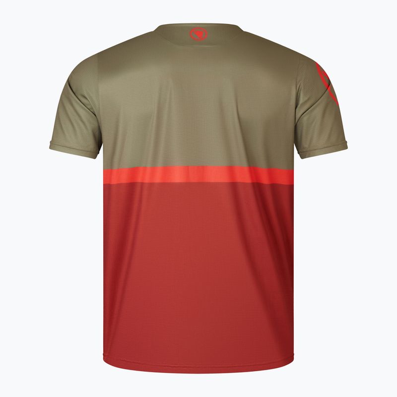 Tricou de ciclism pentru bărbați  Endura Singletrack II Core tweed green 5