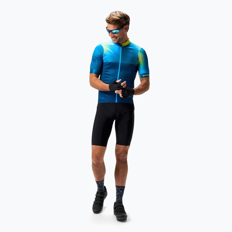 Tricou de ciclism pentru bărbați Endura Bitmap FS260 barra blue 2