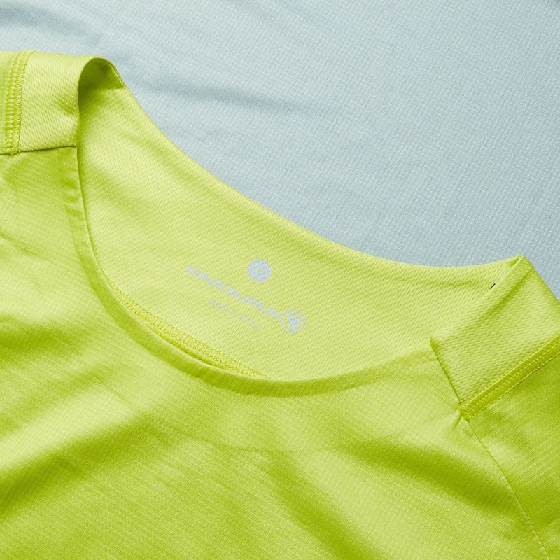 Longsleeve de ciclism pentru bărbați Endura Core Printed lime green 3