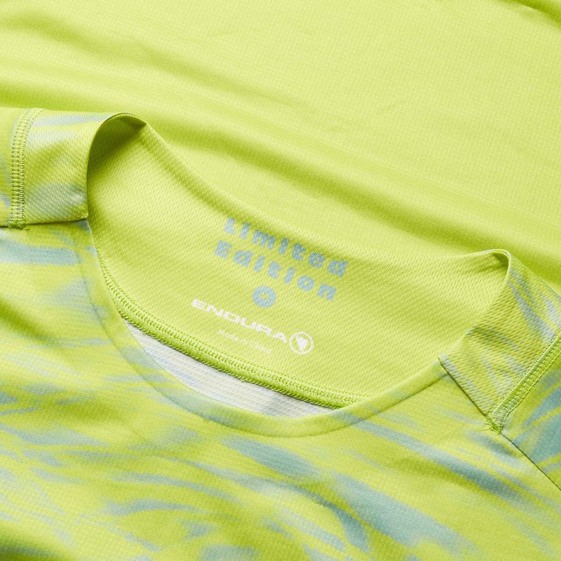Longsleeve de ciclism pentru bărbați Endura Marble Ltd Printed lime green 3