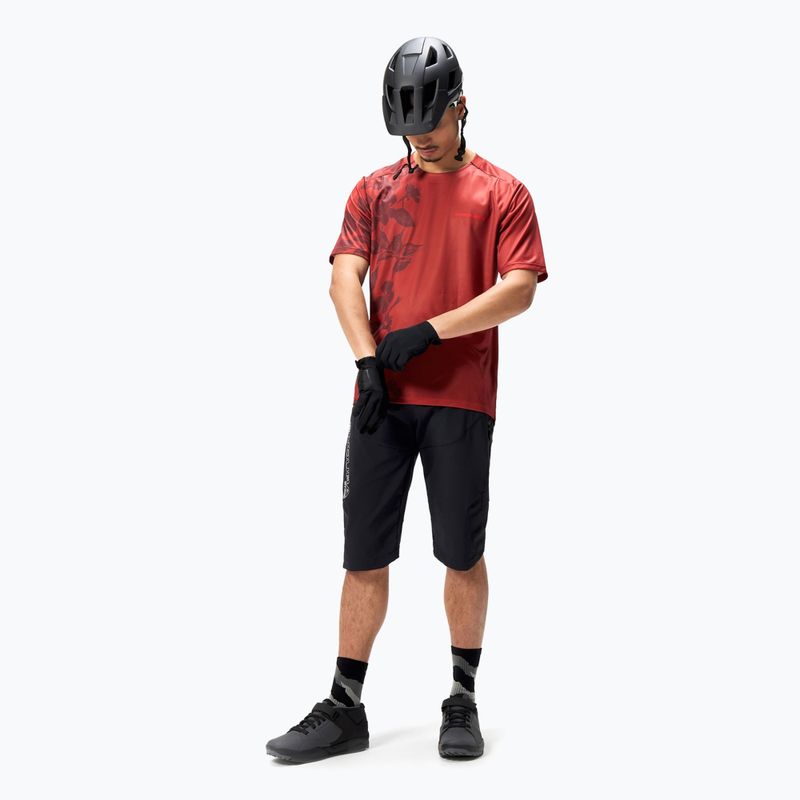 Tricou de ciclism pentru bărbați Endura Botanic Ltd Printed brick 2