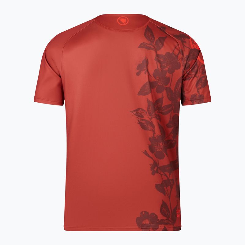 Tricou de ciclism pentru bărbați Endura Botanic Ltd Printed brick 5