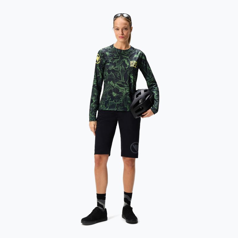 Longsleeve de ciclism pentru femei Endura Floral Ltd W black 2