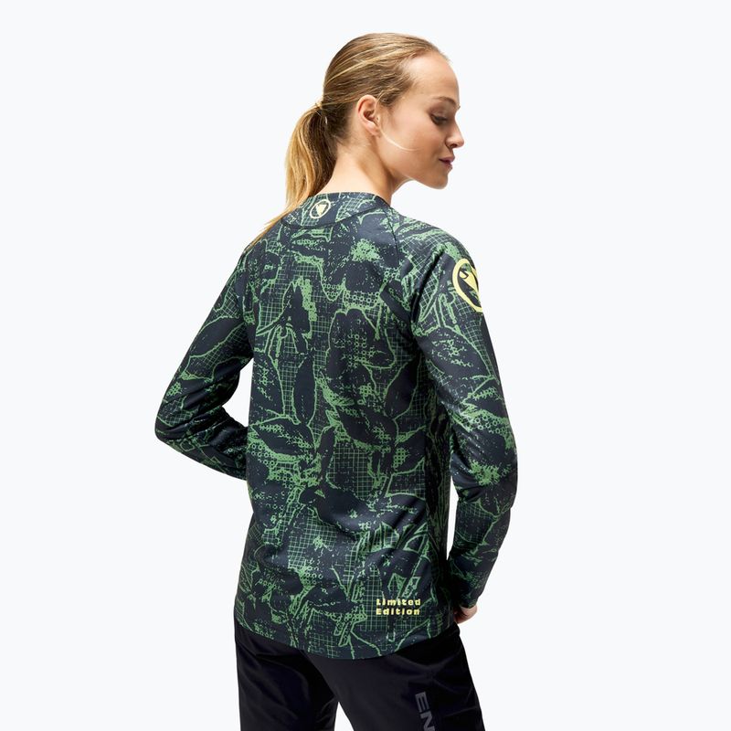 Longsleeve de ciclism pentru femei Endura Floral Ltd W black 3