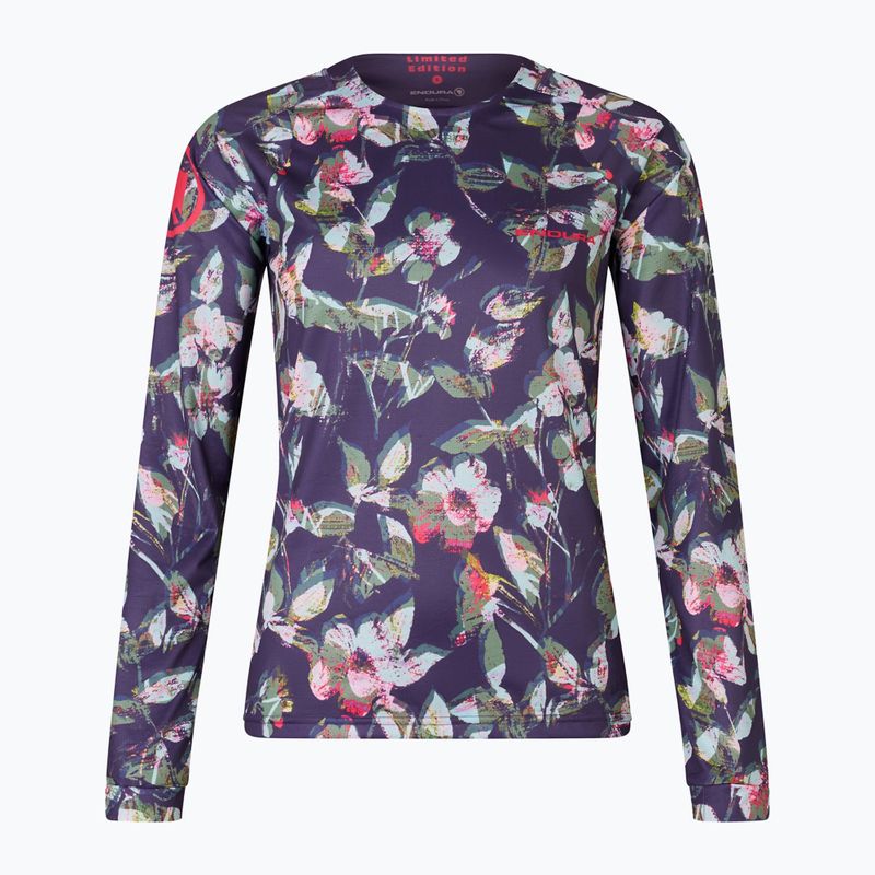 Longsleeve de ciclism pentru femei Endura Floral Ltd W bramble 4