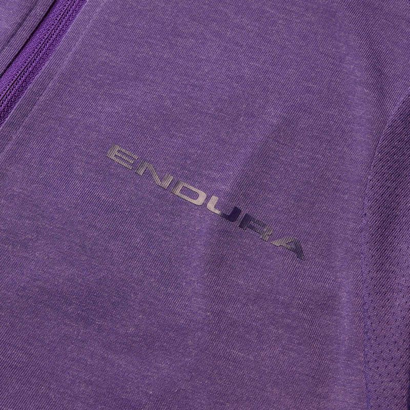 Tricou de ciclism pentru femei Endura Loop Zipped heather 6