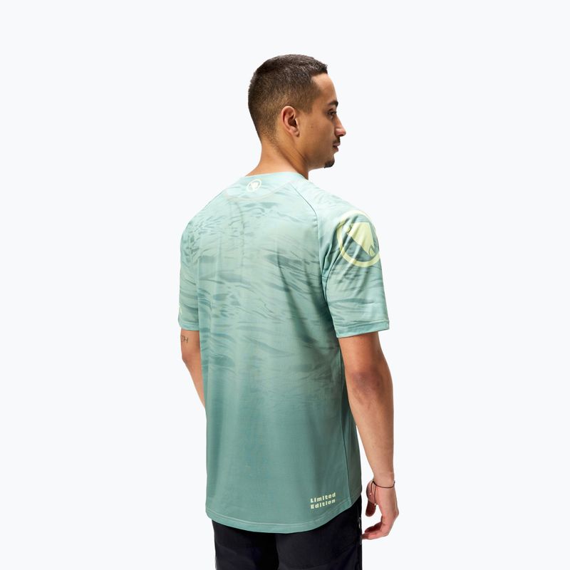 Tricou de ciclism pentru bărbați Endura Marble Ltd Printed loch green 3