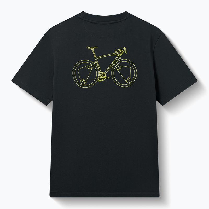 Tricou de ciclism Endura Pedal Power Graphic carbon grey 2