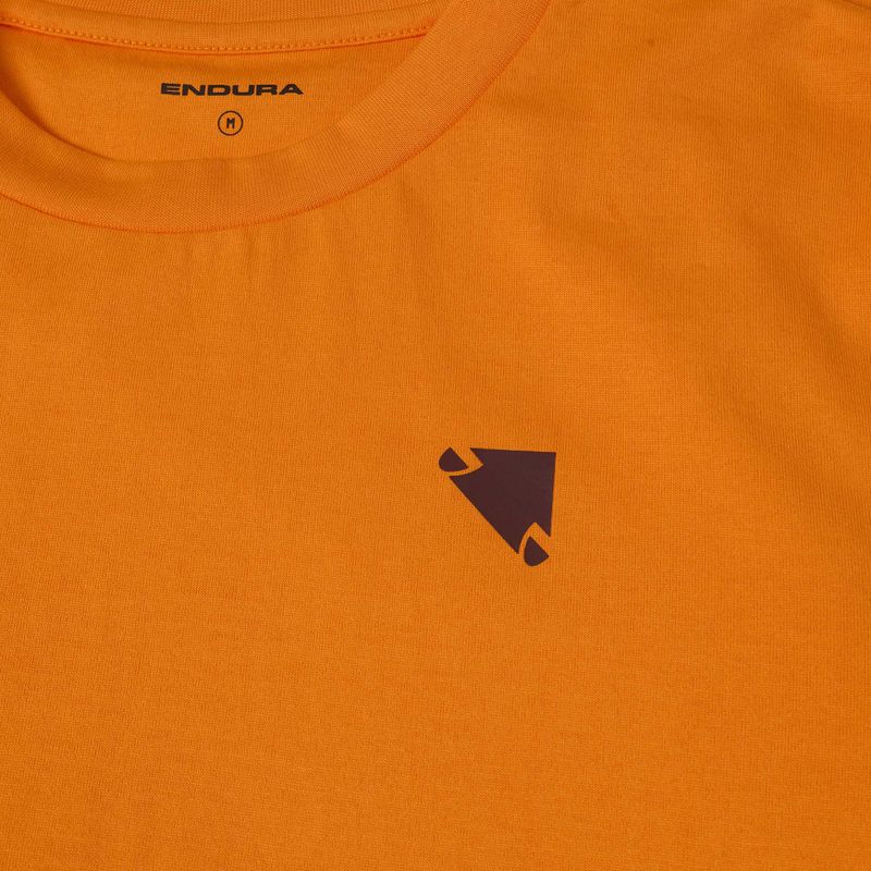 Tricou Endura Icon Logo Graphic end orange 3