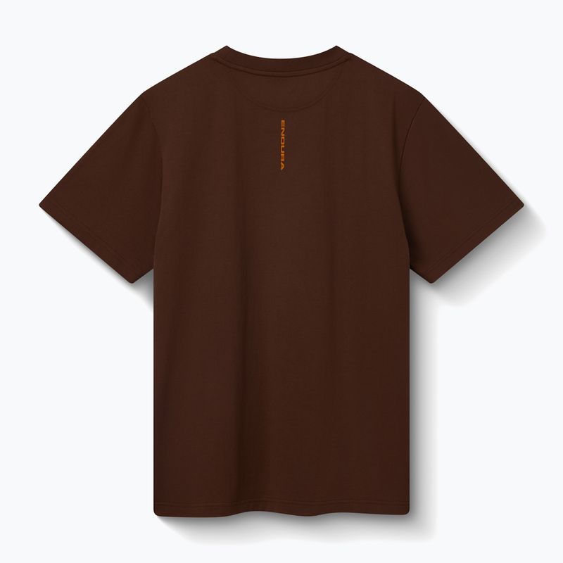 Tricou de ciclism Endura Icon Logo Graphic Tee end mahogany 2