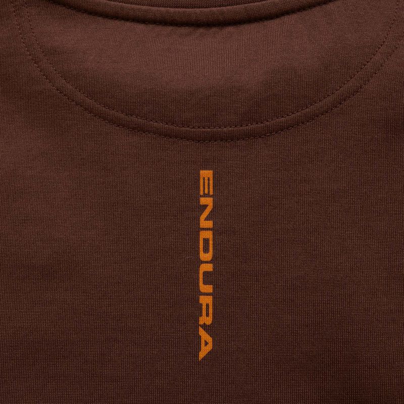 Tricou de ciclism Endura Icon Logo Graphic Tee end mahogany 4