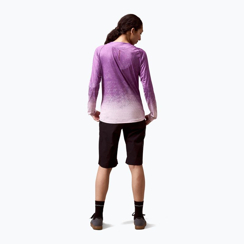 Longsleeve de ciclism pentru femei Endura Singletrack Print W end purple 4