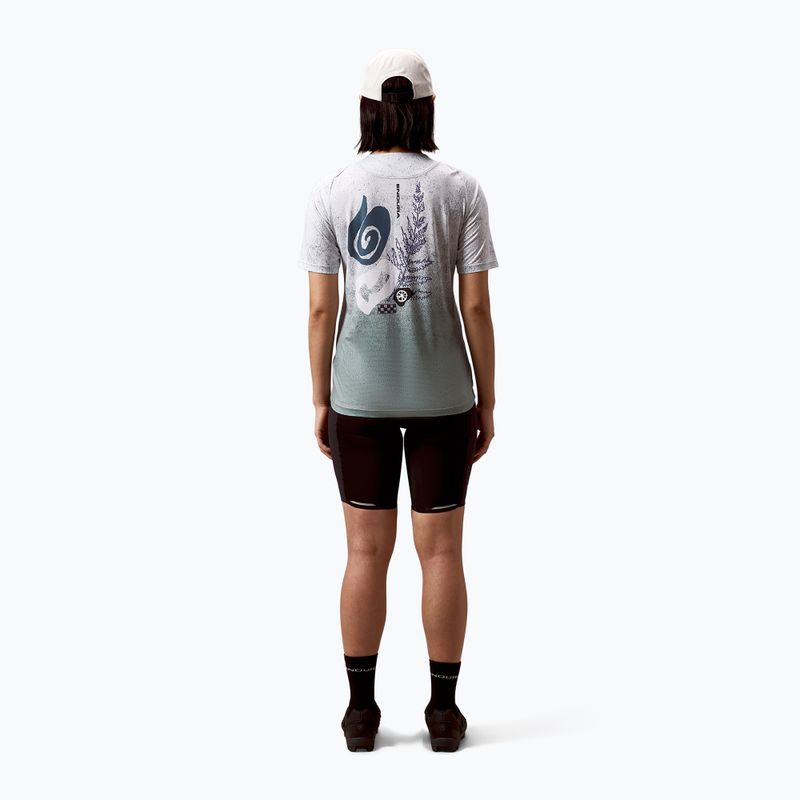 Tricou de ciclism pentru femei Endura Singletrack Print W aero blue 3