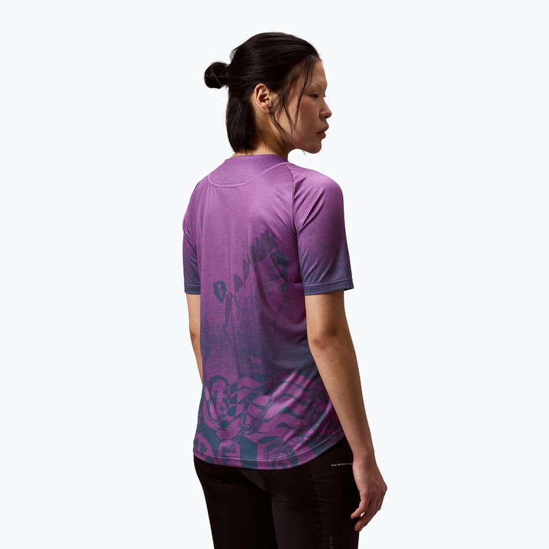 Tricou de ciclism pentru femei Endura Singletrack Print W end purple 4