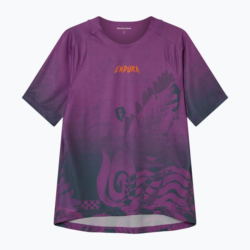 Tricou de ciclism pentru femei Endura Singletrack Print W end purple 6