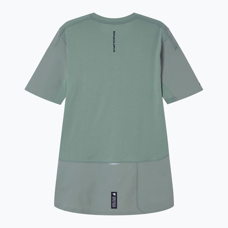 Tricou de ciclism pentru bărbați Endura Alltrack Ride Tech sage green 8