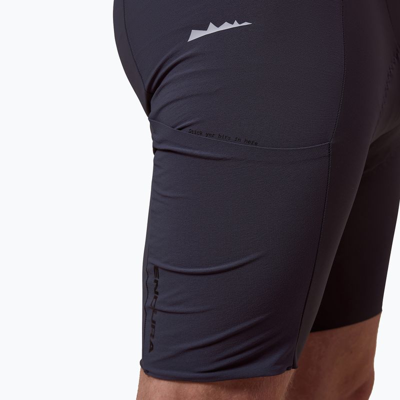 Pantaloni scurți de ciclism pentru bărbați Endura Alltrack Ride Bibshort carbon grey 6