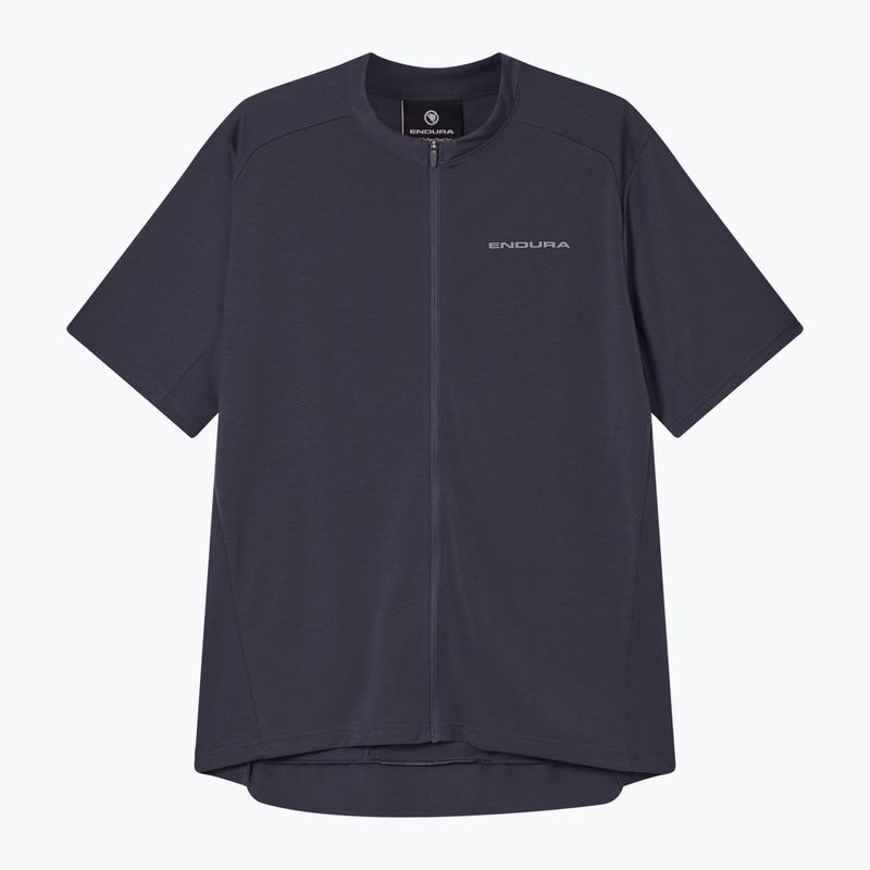 Tricou de ciclism pentru bărbați Endura Loop Zipped carbon grey 7