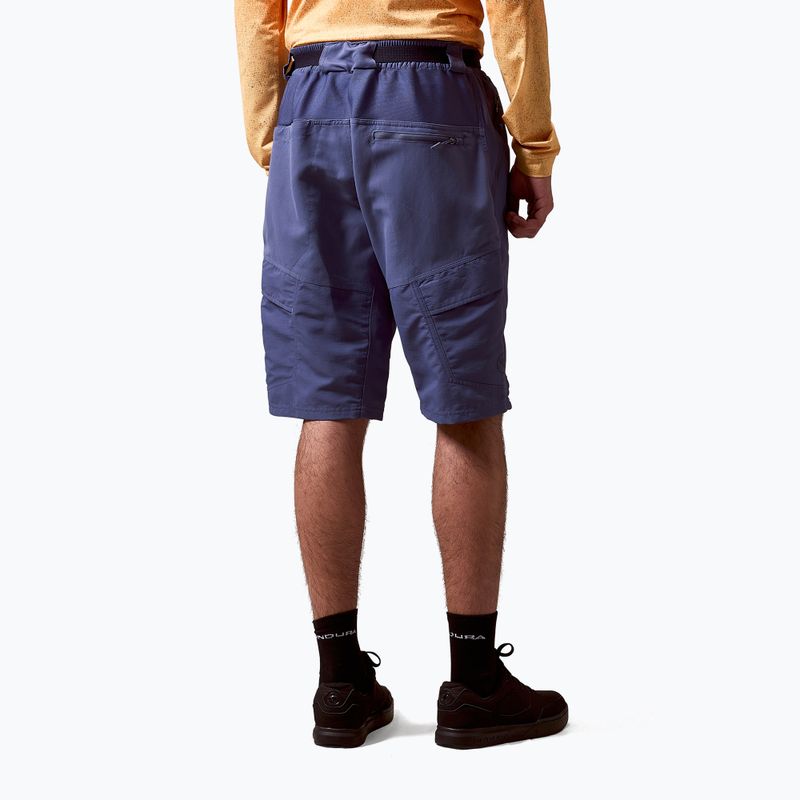 Pantaloni scurți de ciclism pentru bărbați Endura Hummvee Short indigo rock 3