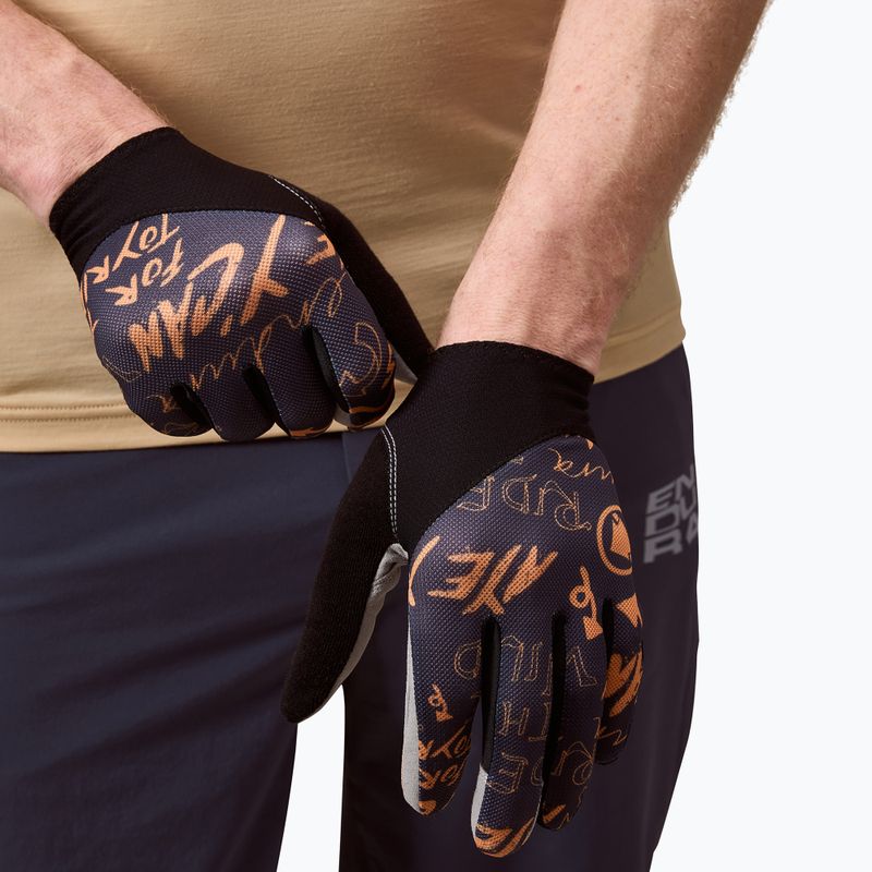 Mănuși de ciclism pentru bărbați Endura Hummvee Lite Icon carbon grey 4