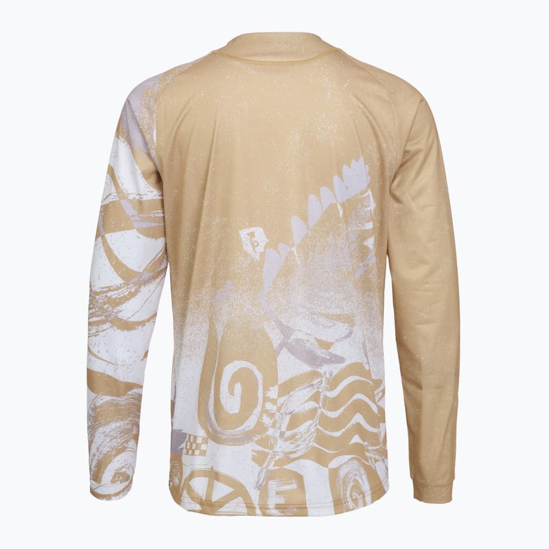 Longsleeve de ciclism pentru bărbați Endura Singletrack Print sand 2