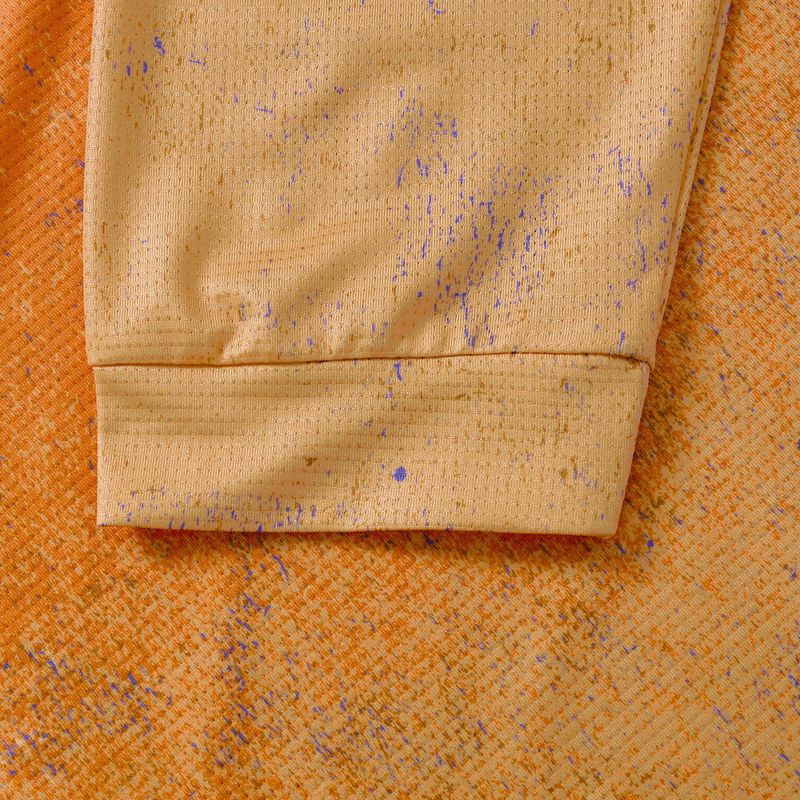 Longsleeve de ciclism pentru bărbați Endura Singletrack Print end orange 8