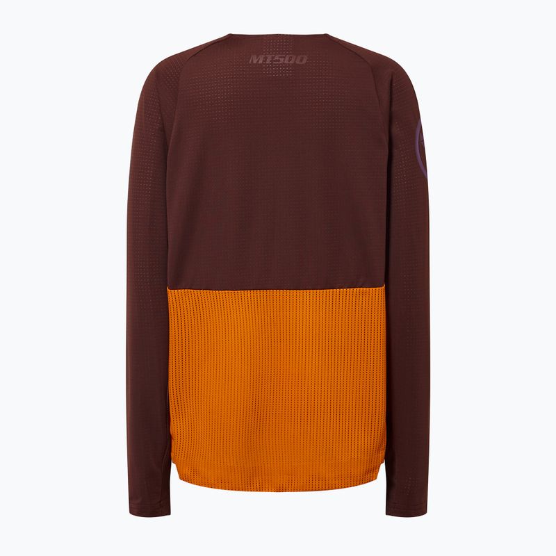 Longsleeve de ciclism pentru copii Endura MT500 Burner end orange 2