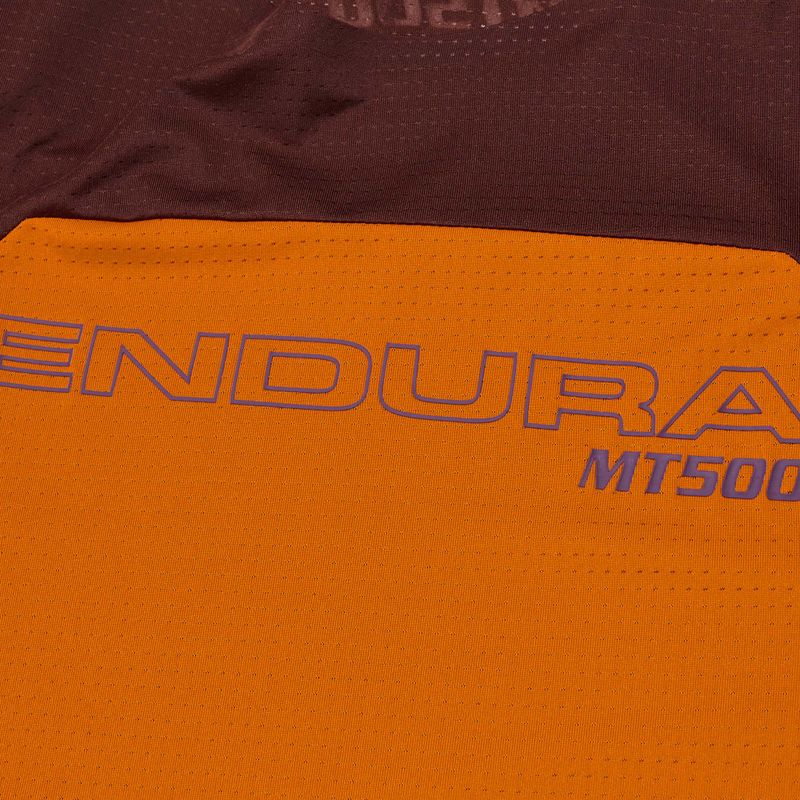 Longsleeve de ciclism pentru copii Endura MT500 Burner end orange 3